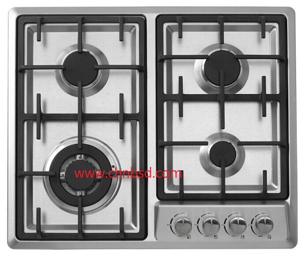 4 Burner Gas Hob (SS panel) CE Standard