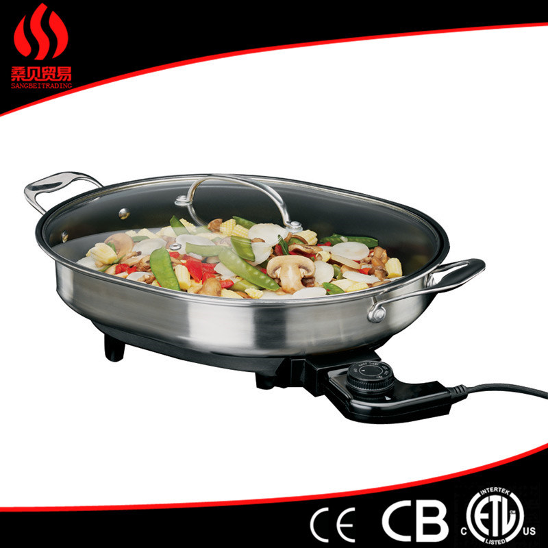 Stainless Steel Handle Skillet Kitchenware