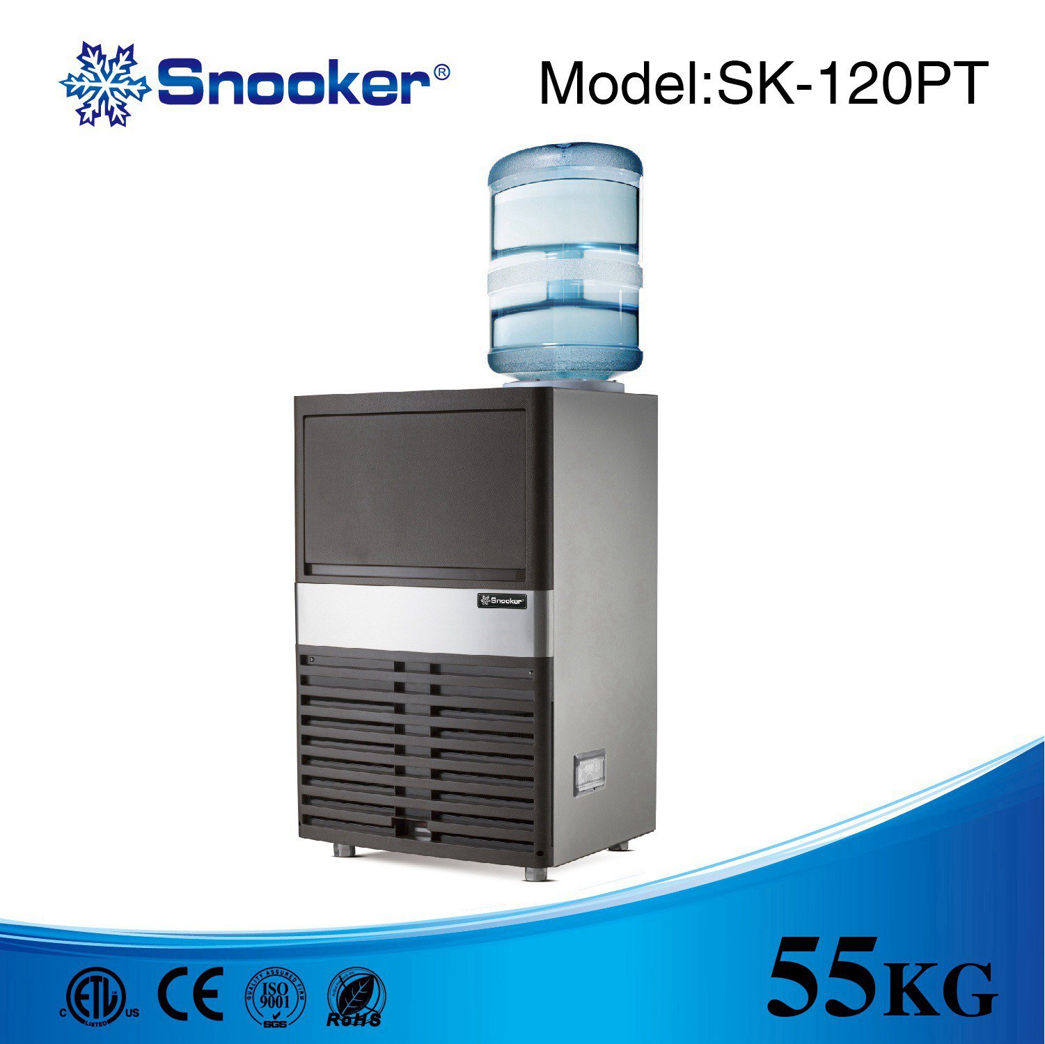 Small 304 Stainless Steel Ice Machine Ice Maker on Sale