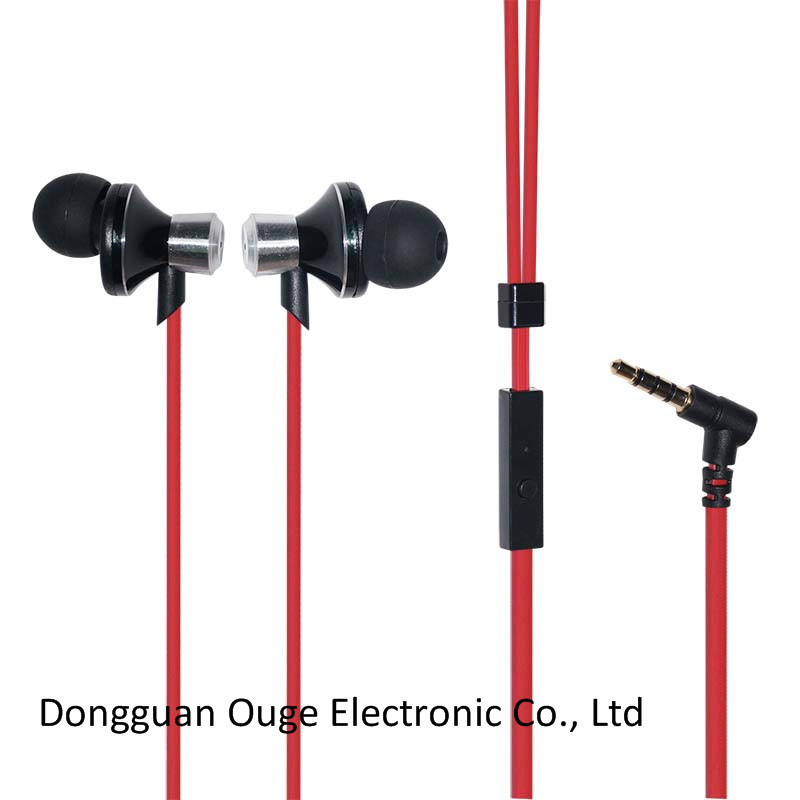 Deep Bass Metal Mobile Earphones with Microphone (OG-EP-6512)