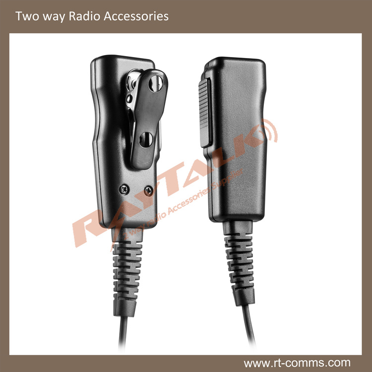 Large Surveillance PTT With Microphone for 2way Radio (PT#34)