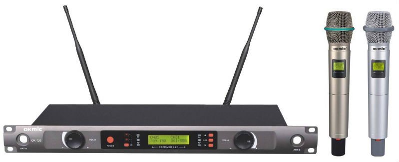 Professional Wireless Microphone Ok-720/Ok-2h