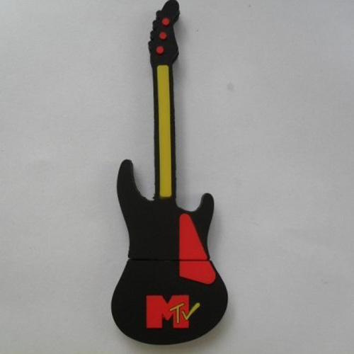 Cartoon Guitar USB Flash Drive