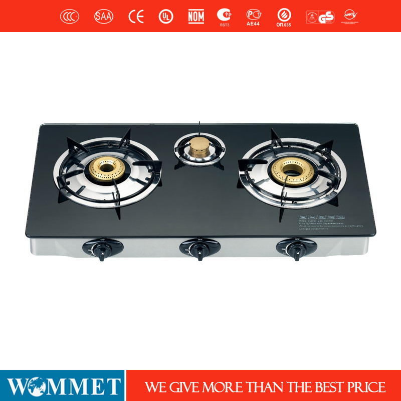 Gas Stove with Triple Burner