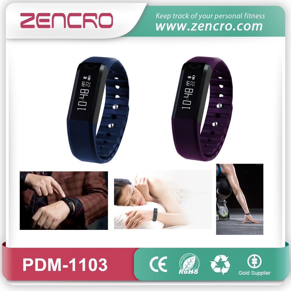 Bluetooth Sleep Monitor 3D Activity Tracker Silicon Smart Wristband