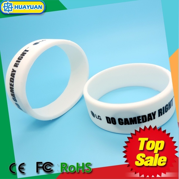 13.56MHz MIFARE Classic 1k Blank Logo Customized Passive RFID Wristband