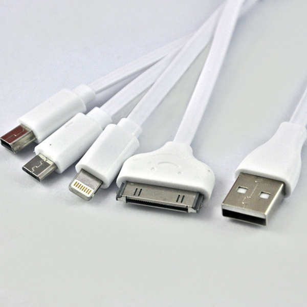 1 to 4 Flat Spliter USB Cable