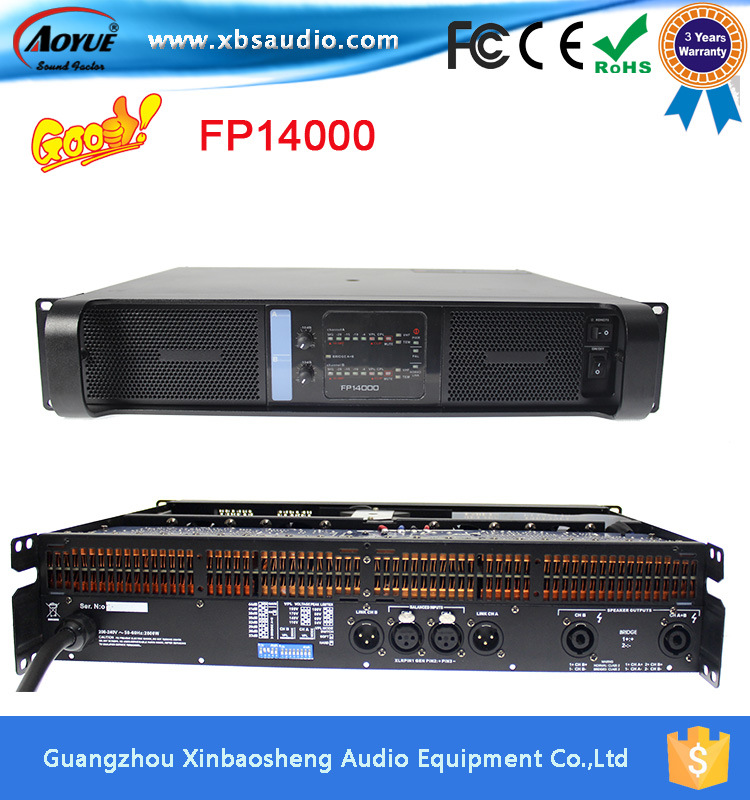 2 Channel Power Amplifier Fp14000q 4ohm