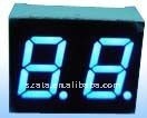 Twofold Digits Blue Segment LED Display