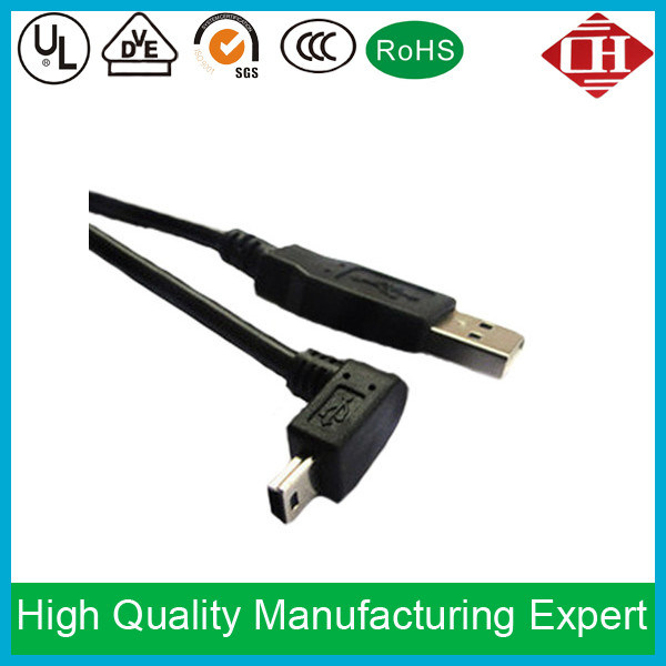 45 Degree Angled Mini USB Cable