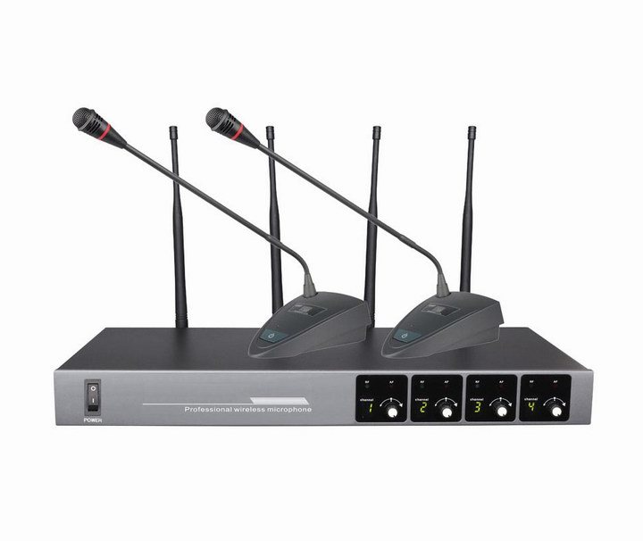 VHF 4 Channel Wireless Microphone Mv-400