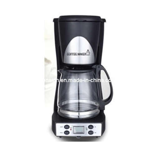 1.5L Coffee Maker (10-12 cups), Anti-Drip Function with S/S Decoration