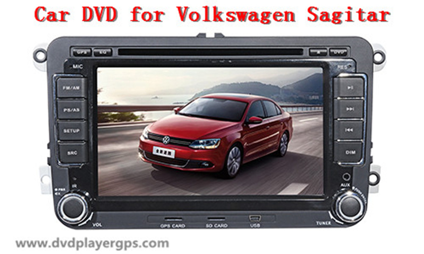 Car DVD Player for Volkswagen Sagitar with TV/Bt/RDS/IR/Aux/iPod/GPS