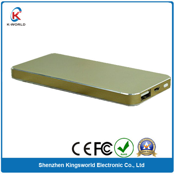 Ultra Thin Portable Power Bank 6000mAh