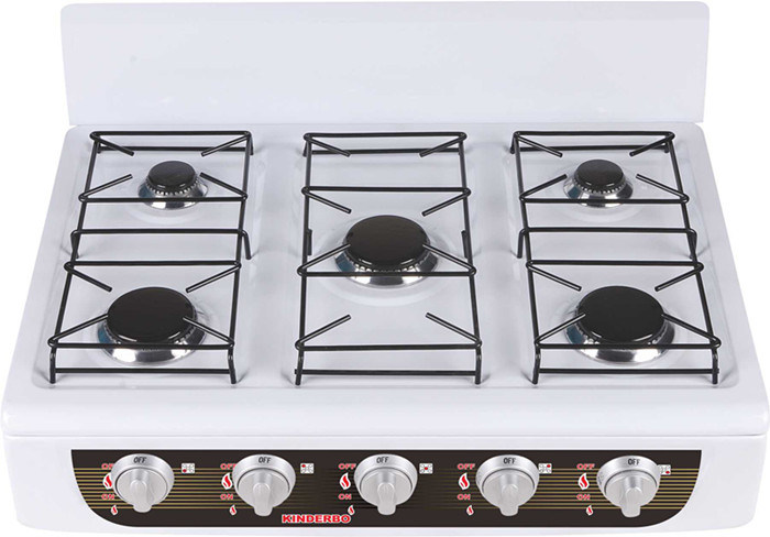 Europe Style Desktop Gas Stove 5 Burner Gas Cooker Portable Gas Stove