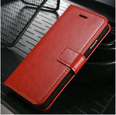 Crazy Horse Leather Wallet Case