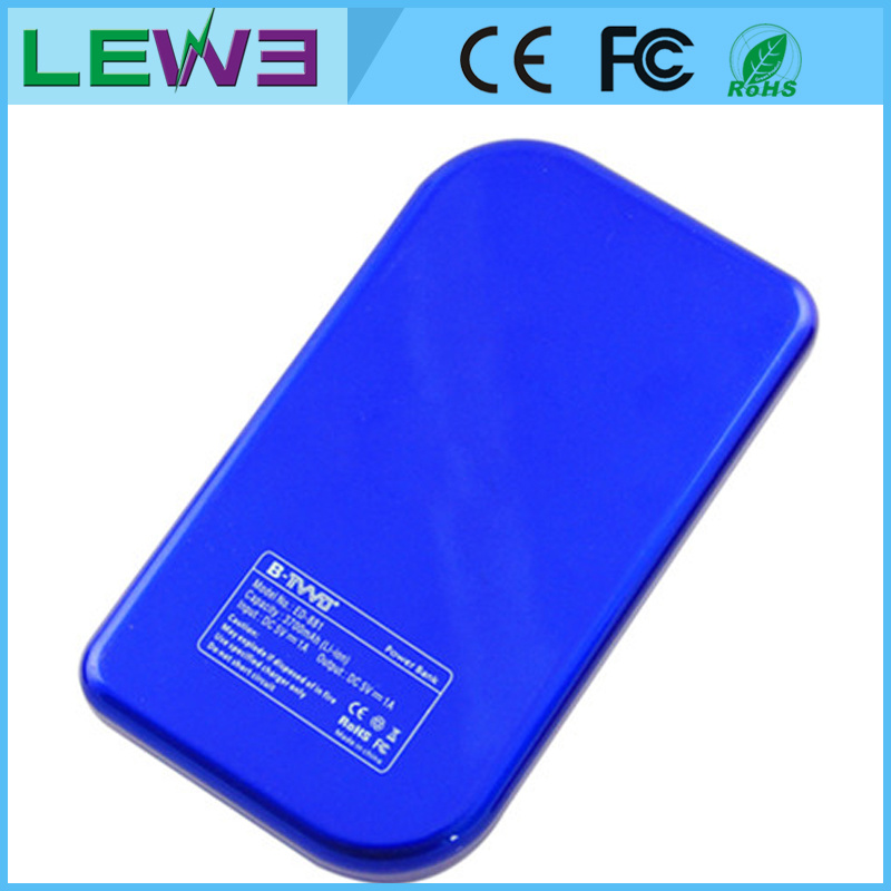 RoHS CE FCC Polymer Real 3700mAh Power Bank