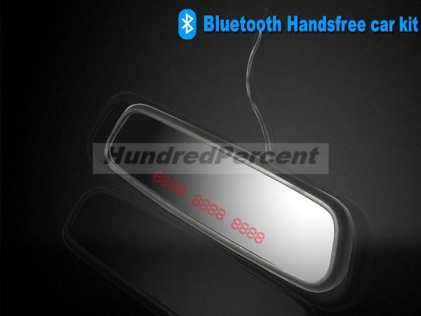 Bluetooth Car Rear View Monitor -- Caller ID, Microphone, Speaker