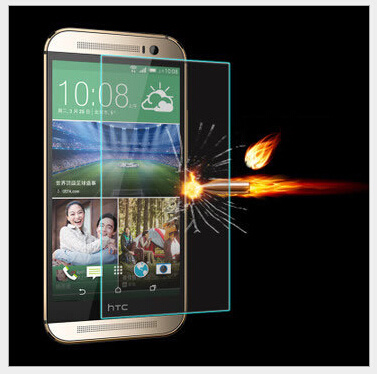 Professional Mobile Phone Screen Protective Film for HTC M7 Screen Tempered Glass Film