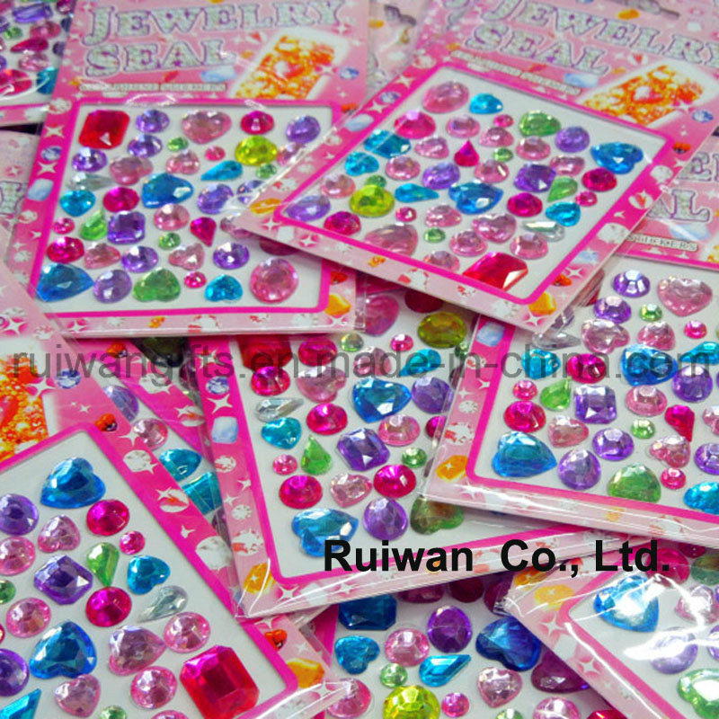 Wholesale Jewelry Seal Cell Phone Stickers for Mobile Phone Decoration