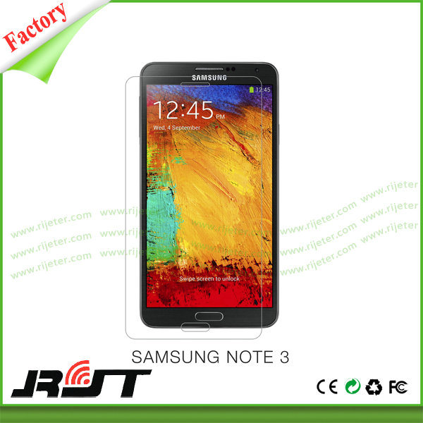 China Manufacturer Tempered Glass Samsung Note 3 Screen Protector (RJT-A2014)