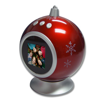 1.5 Inch Christmas Ball Digital Photo Frame