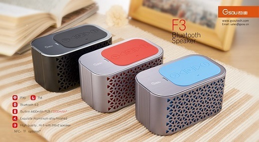 F3 Waterproof Fashion Mini Portable Bluetooth Speaker