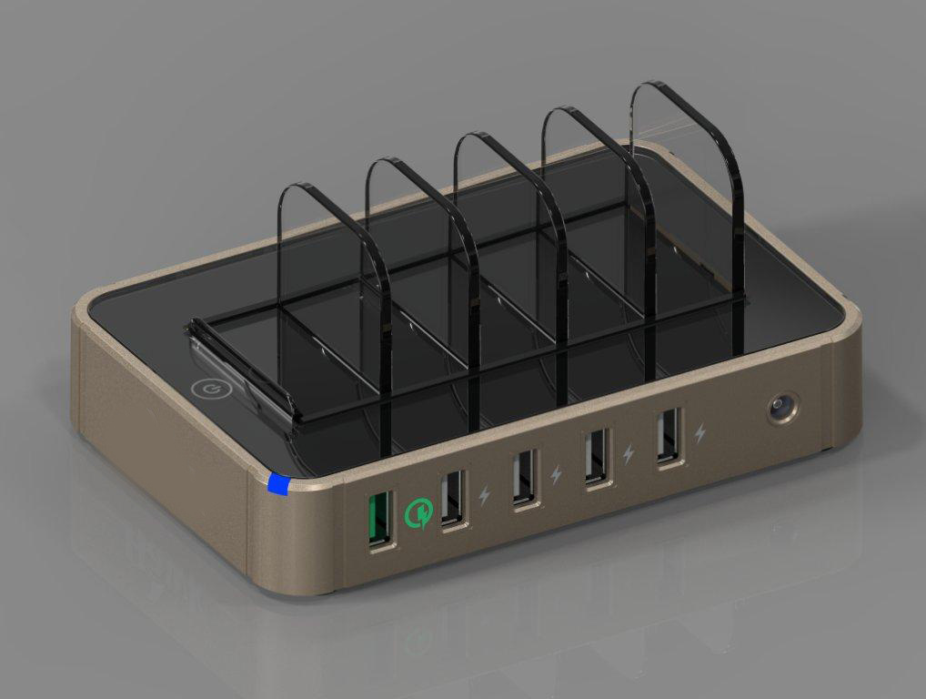 Public Mobile Phone Charging Station 5 Port USB Charger From China Supplier