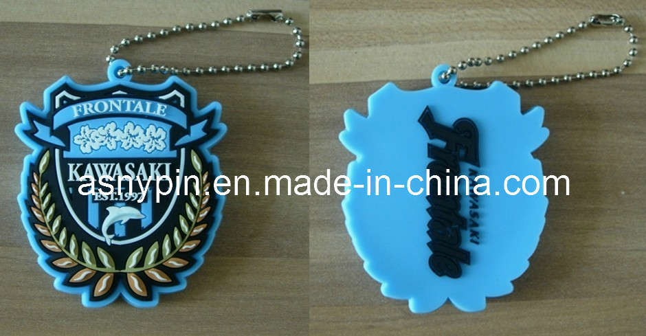 Custom 3D PVC Mobile Phone Strap (ASNYMPS-001)