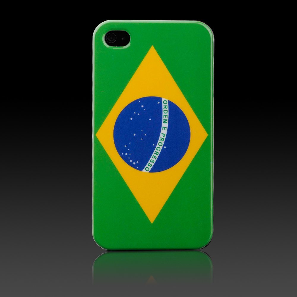 Brazilian Flag Hard Cover for iPhone