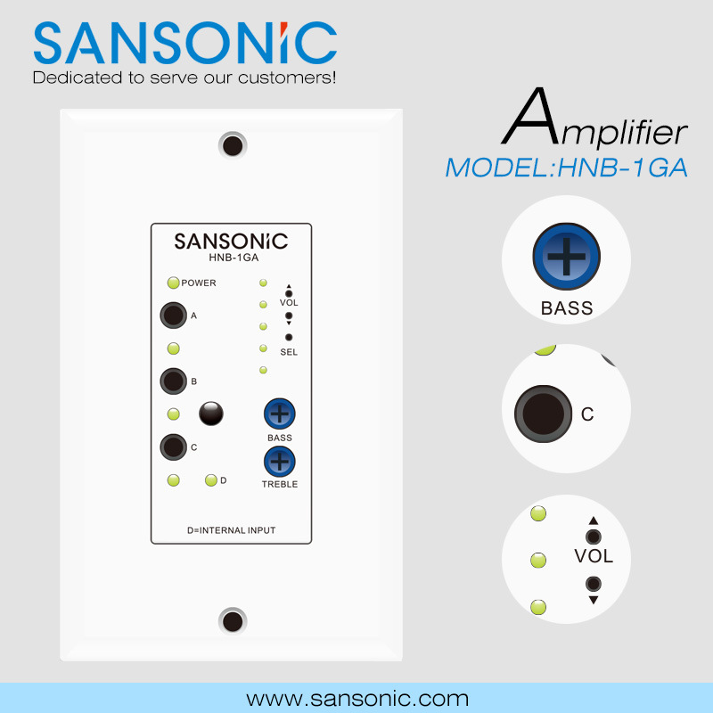 Hn-1ga Power Amplifier System with High Quality and Favorable Price