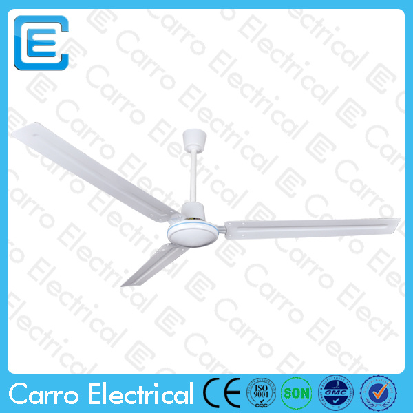 White Metal Blades Ceiling Fan