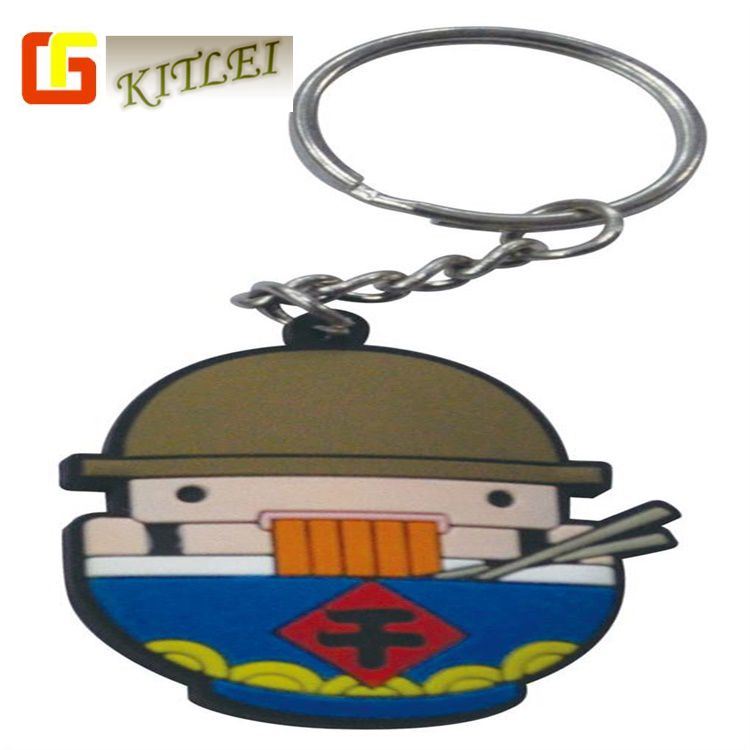 2D Cheap Plastic Key Chain Toys / Toy Keychain