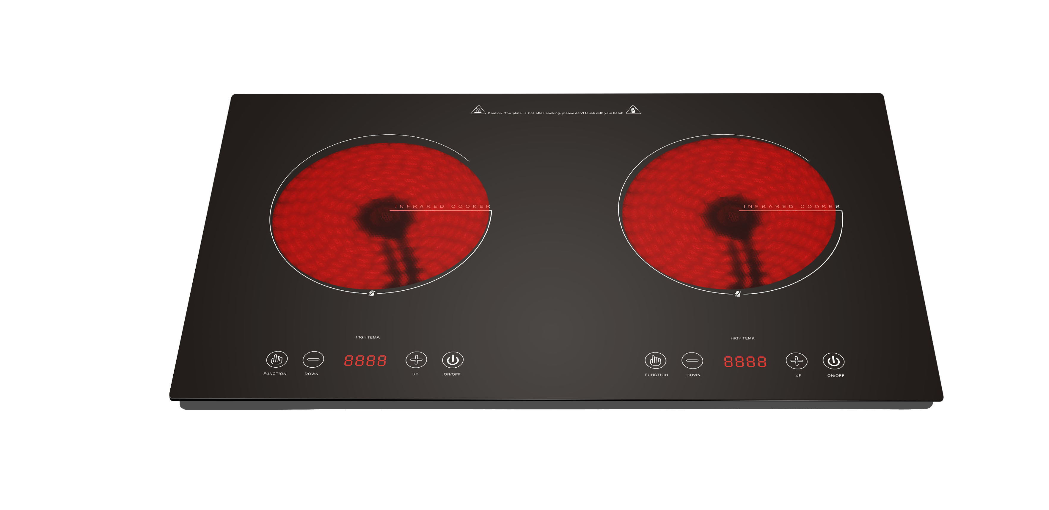 2015 CB CE Approval Double Burner Infrared Cooker Sm-Dic06A