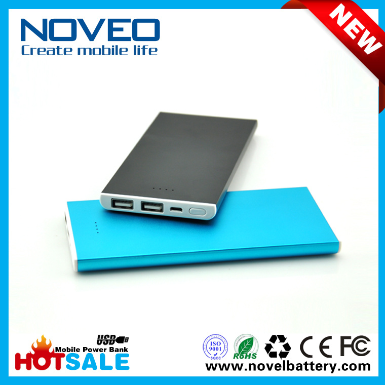 8000mAh Ultra Slim 10.5mm Aliumium Alloy Power Bank