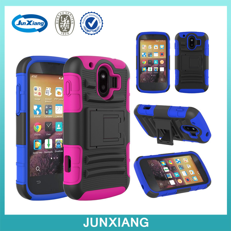 Super Compatiable Cover Hard Stand Bumper Robot Phone Case for Zte V830