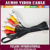 AV Cable Male to Male 3.5mm Triple to 3 RCA Audio/Video Cable