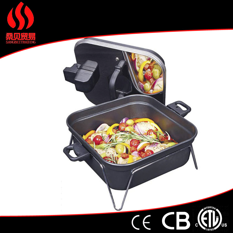 5L Aluminum Nonstick Slow Cooker Kitchen Appliance