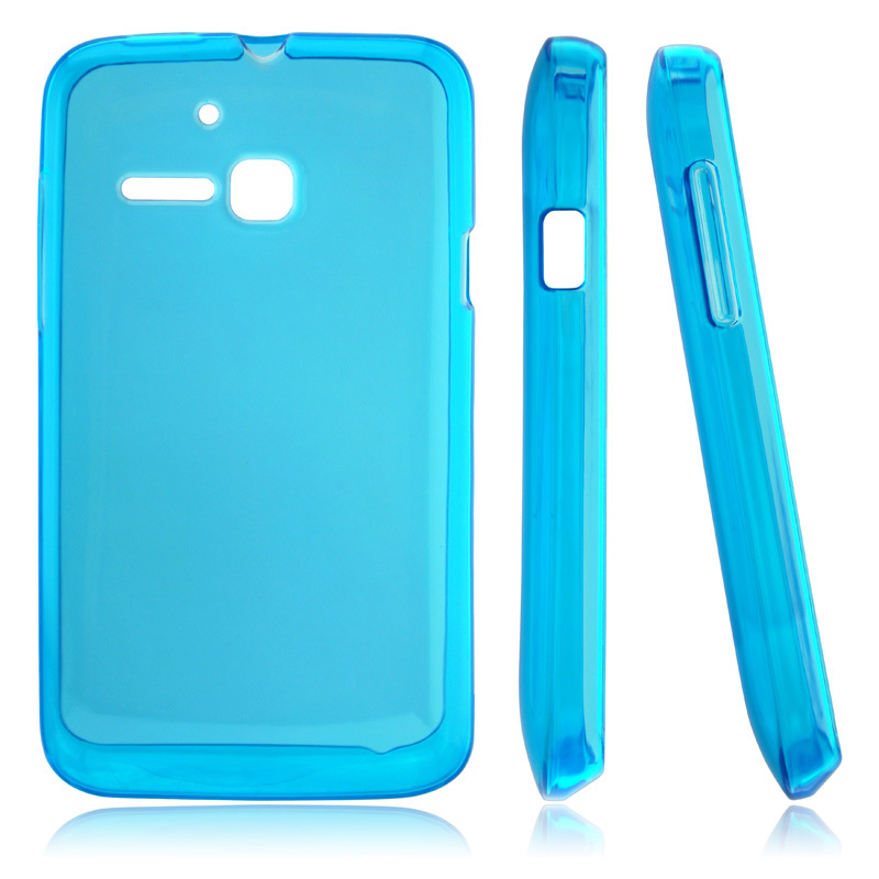 Mobile Phone TPU Case with Glaze for Alcatel OT5020/MPOP