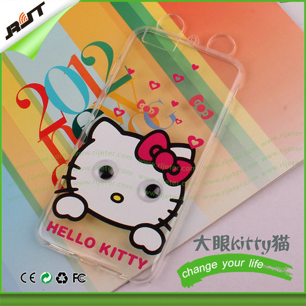 fashion Customized Cartoon TPU Case Cell/Mobile Phone Cover for iPhone