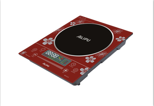 LCD Display Touch Control Induction Cooker with Speaker Voice