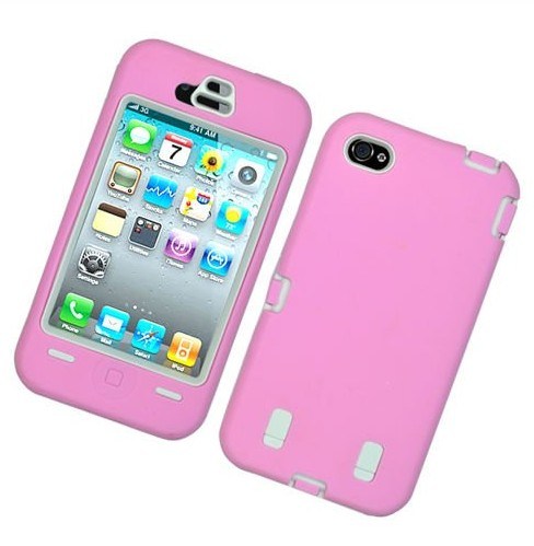 Pretty Cellphone Hybrid Housing for iPhone 4