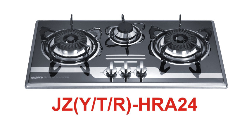 Stainless Steel Three Burner Gas Stove (HRA24)