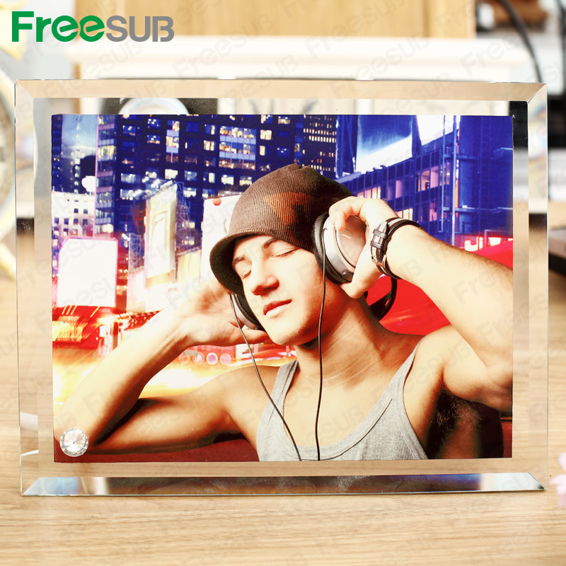 Freesub Sublimation Blank Glass Photo Frame Low Price