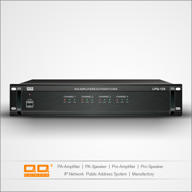 Lpq-125 Four Main One Backup Amplifier Change Over