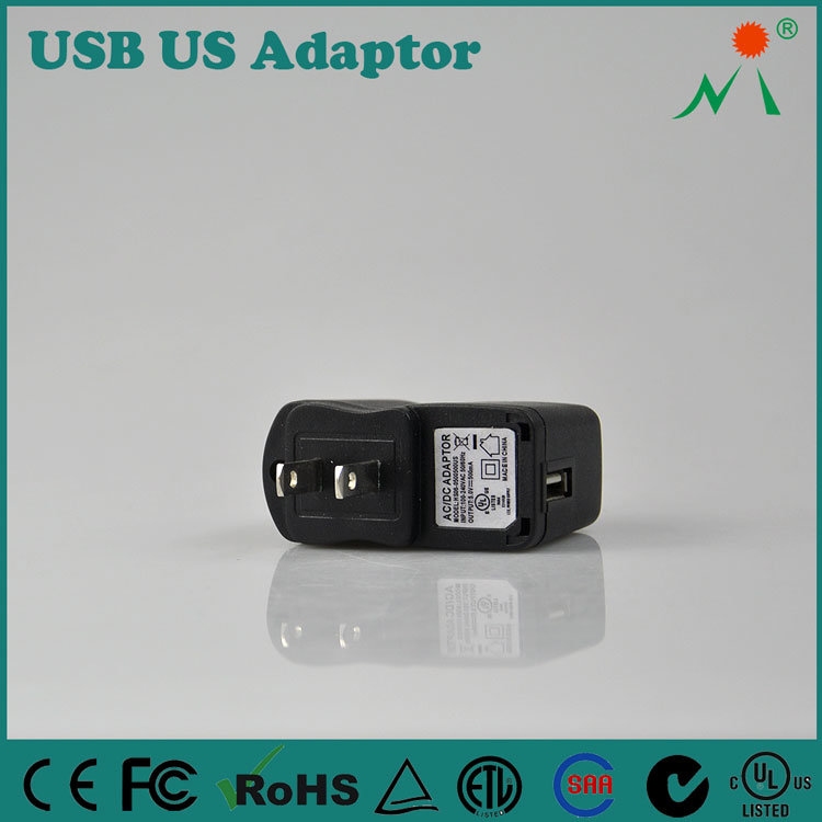 Us Plug 5V 0.5A USB Charger, Wall USB Charger for Mobile Phone