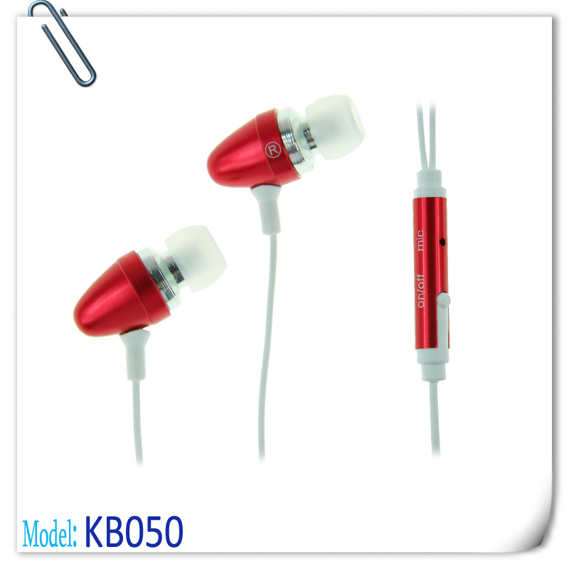 Bullet Shape Metal Earphone for iPhone