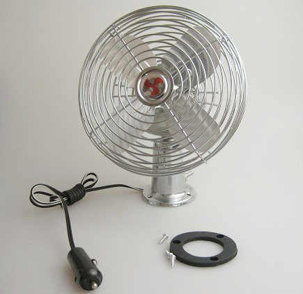 6 Inch Deluxe 12V Metal Fan