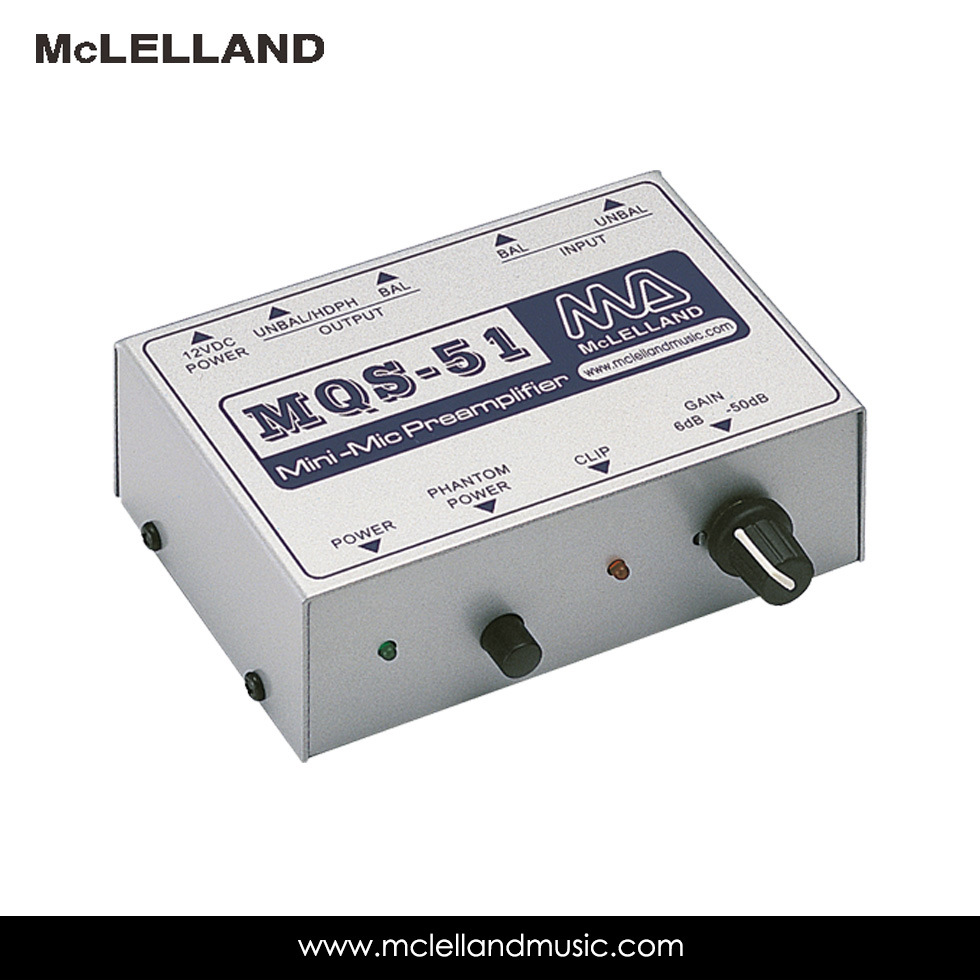 Mini Microphone Preamp with Balance and Unbalance Input (MQS-51)