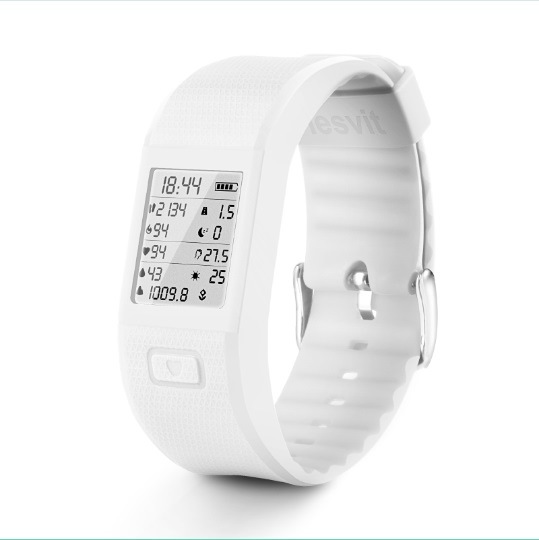 Hesvit S3 Bt4.0 Smartband Tracker, Automatic Activity Fitness Tracker - White